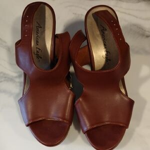 American Eagle Outfitters Women's Chestnut Mules